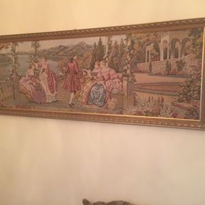 Framed Tapestry of Victorian Era